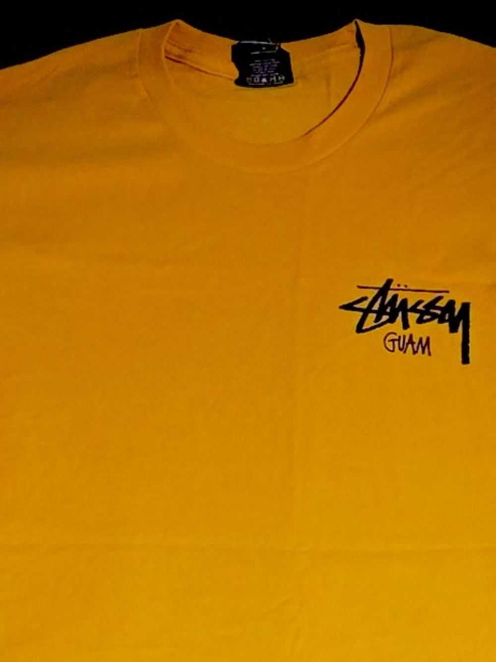Stussy T Shirt new deadstock y2k Stüssy Guam Chapter size Small 🇬🇺 🆕 - Picture 5 of 8